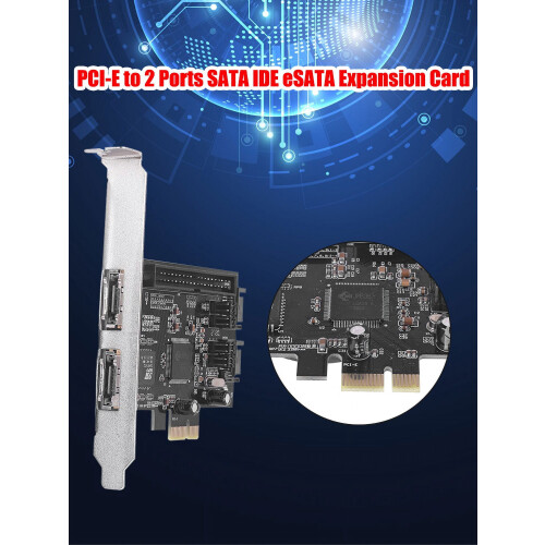 PCI Express to 2 eSATA SATA IDE Adapter Card 1