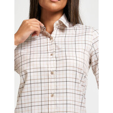 JACK PYKE Ladies Countryman Long Sleeve Shirt Large Check Brown Size 14