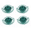 Outdoor Bird Feeder Hanging Plastic Bottle Recycler 2-Pack 6