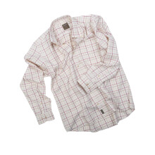 Jack Pyke Mens Countryman Check Long Sleeve Shirt Burgundy Medium
