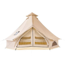 Tenda Yurt em Tecido Oxford-Duoku-para Todas as Estações, Ideal para Camping, Glamping, Caça, Capacidade de Até 4 Pessoas