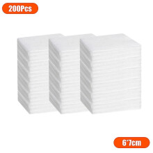 (6cm x 7cm 200Pcs) Tactical Gun Cleaning Patches Rifle Pistol Clean Cloth Shotgun Gun Cleaning Tool Highly Water Absorption Cotton Hunting Gun Tool