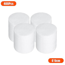 (6cm x 6cm 400Pcs) Tactical Gun Cleaning Patches Rifle Pistol Clean Cloth Shotgun Gun Cleaning Tool Highly Water Absorption Cotton Hunting Gun Tool