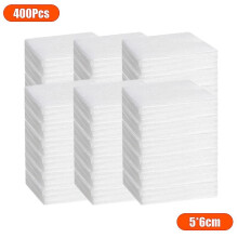 (5cm x 6cm 400Pcs) Tactical Gun Cleaning Patches Rifle Pistol Clean Cloth Shotgun Gun Cleaning Tool Highly Water Absorption Cotton Hunting Gun Tool
