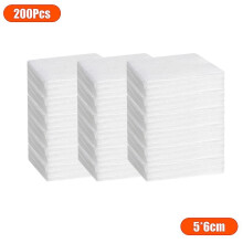 (5cm x 6cm 200Pcs) Tactical Gun Cleaning Patches Rifle Pistol Clean Cloth Shotgun Gun Cleaning Tool Highly Water Absorption Cotton Hunting Gun Tool