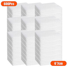 (6cm x 7cm 600Pcs) Tactical Gun Cleaning Patches Rifle Pistol Clean Cloth Shotgun Gun Cleaning Tool Highly Water Absorption Cotton Hunting Gun Tool
