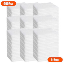 (5cm x 6cm 600Pcs) Tactical Gun Cleaning Patches Rifle Pistol Clean Cloth Shotgun Gun Cleaning Tool Highly Water Absorption Cotton Hunting Gun Tool