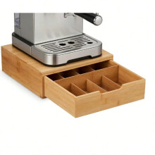 Boîte de rangement à tiroirs en bambou naturel, organisateur de bureau pour la maison