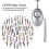 5 Pack 140db Personal Security Alarm Keychain With Led Light,personal Alarm 4