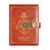 Zeceouar Password-Protected Leather Notebook B6 1