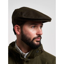JACK PYKE Men's Green Cotton Waxed Flat Cap 61cm