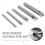 5PCS M10 Screw Tap Extractor Set - Double  Hex Extractor for Broken Screws 5