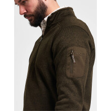 JACK PYKE Melange Quarter Zip Fleece Long sleeve Green Fleck Medium