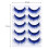 Fake Eyelashes Colorful Long Thick 5 Pairs 4