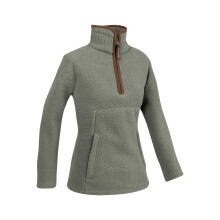 JACK PYKE Ladies Half Zip Sherpa Fleece Pullover Sage Medium
