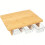 Natural Bamboo Drawer Storage Box Desktop Organizer for Home Use 5
