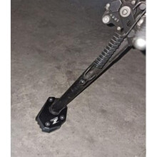 (Red-Z900RS) Motorcycle Side Stand Extension Kickstand Enlarged Plate compatible with Kawasaki Z 650 900 Z900 Rs Se Z650 Z900rs 2017-2022 Accessories