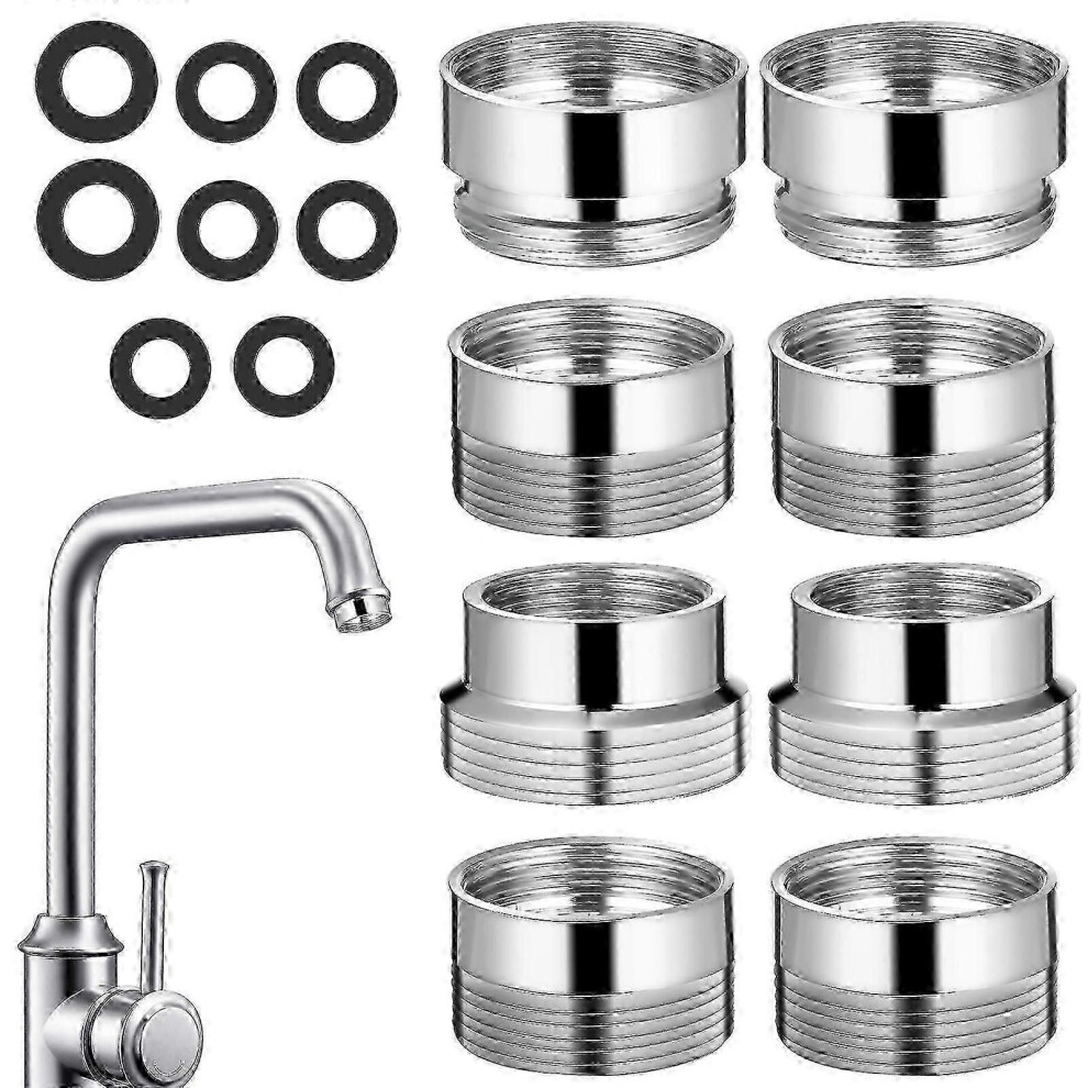 8Pcs Faucet Adapters Water Purifier Faucet Adapters Kitchen Aerators Adapters Faucet To Hose Adapters 25-26 3498783461335