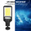 Solar LED-schijnwerper voor buiten, IP65 waterdicht, met bewegingssensor. 6