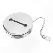 50MM Stainless Steel Fuel Tank Deck Cap compatible with Boats