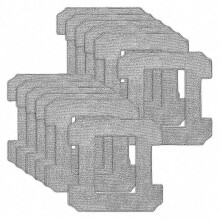 12-Pack Cleaning Cloths compatible with Winbot W1 Pro/W1/W2 Omni/W2 Window Cleaning Robots, Reusable Refills
