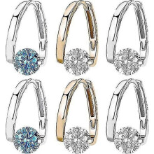 3 Pairs Lymphvity Germanium Earrings, Unclog Lymphatic Node Magnetotherapy Hoop Earrings, Lymphvity Magnetic Therapy Germanium Earrings Women