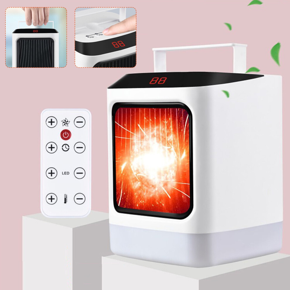 Xerdsx Mini Electric Fan Heater 800W 9336866849073