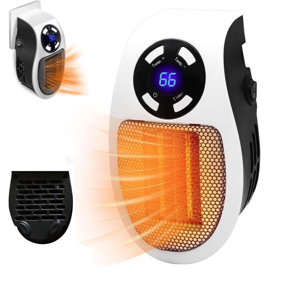 Smart Thermostat Portable Heater 450W With Timer And 9336866848977