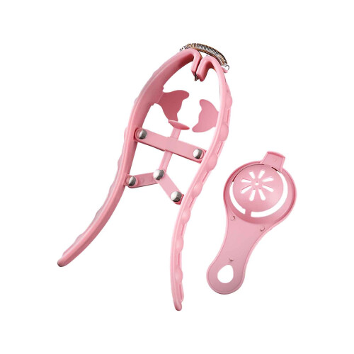 WJSXC Eieröffner und Schneebesen pink 2-in-1