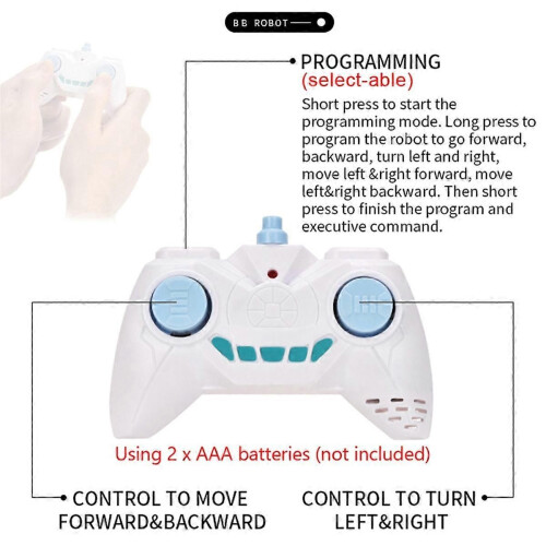 RC Robot 2.4G Radio Remote Control with Sound Gesture Induction 2