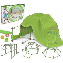 Children's Tent , Diy Compatible Witht Children's Hut Building Kit, Castle Tunnel Tent Toy, Indoor O
