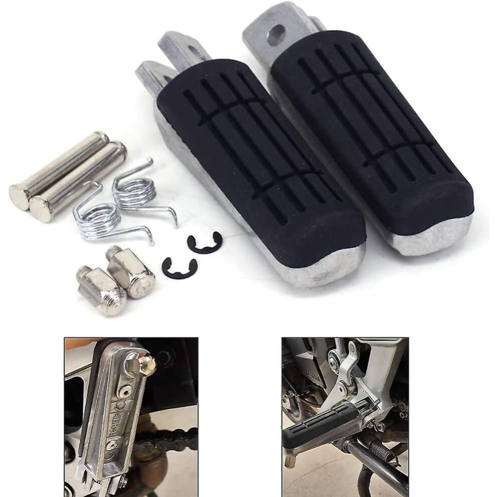 Motorcycle Foot Pegs Compatible With Various Models - Front Tdr125r Fz6 Fzr600 Fzs600 Fazer Xj600 Diversion Yzf600 R6 Mt03 Tdm900 Xj900s Diversion 3626118850800