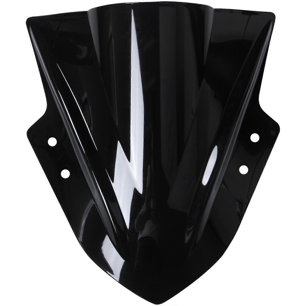 Motorcycle Windshield Compatible With Kawasaki Ninja 300 Ex300 2013-2015 Black 3290531314609