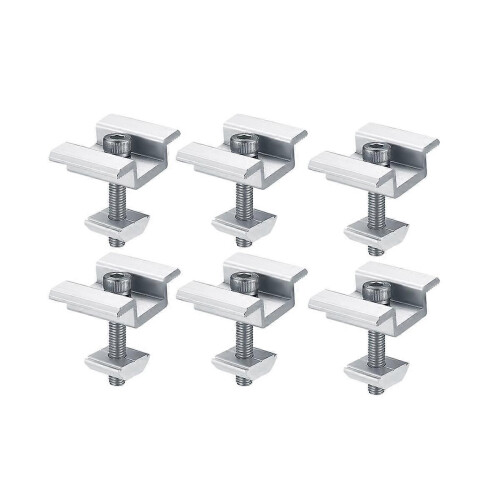 8Pack Solar Panel Mounting Brackets, Solar Panel End , Centre , compatible with PV Solar Panel Solar Module 30m