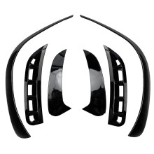 6Pcs Car Front&Rear Bumper Splitter Spoilers Trim compatible with Mercedes- GLE W167 2020 AMG Gloss Black