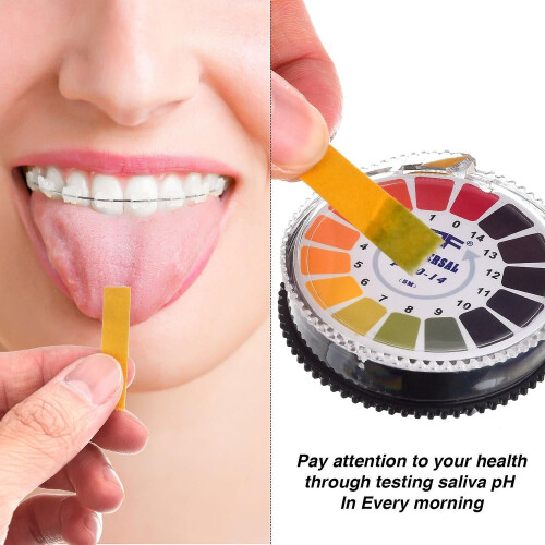 Universal pH Test Paper Strips pH Test Strips Roll, pH Measure Full Range 0-14 16.4 ft/Roll (4 Rolls) 1