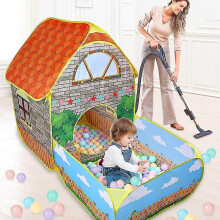 Kids Pop Up Play Tent Baby Tunnel Ball Pit Playhouse Indoor Outdoor Xmas Gift