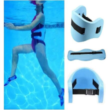 Aqua Fitness Foam Floating Belt compatible with Water Aerobics Exercise, Blue