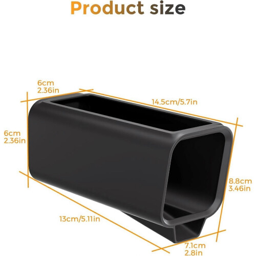 compatible with Eufy S3 Pro Camera Case, Waterproof Silicone Case compatible with Eufy Security Security Camera (4-Black) 2