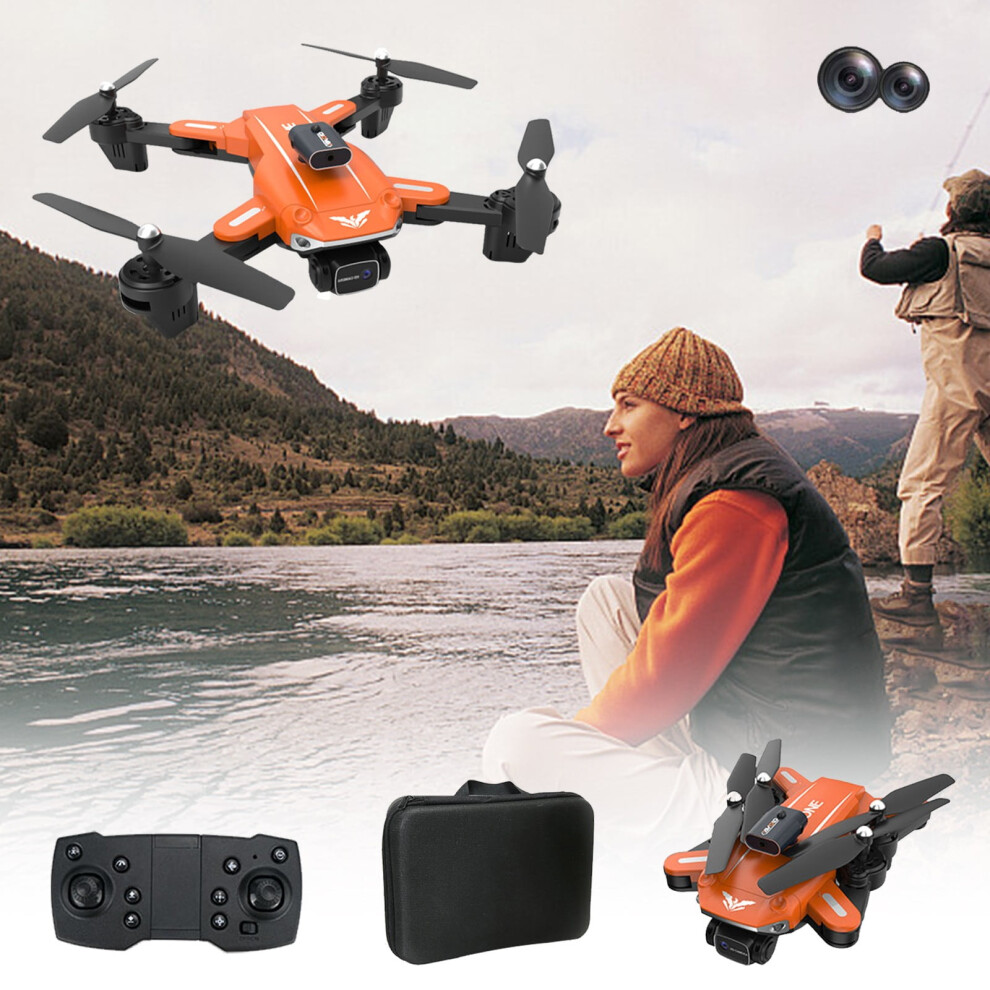 Wjsxc Drone With Camera Obstacle Avoidance Quadcopter Orange 9336866852394