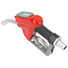 Fuel meter nozzle, Dispensing gun with digital meter 60 l / min 1 - Gun compatible with fuel pump in metal