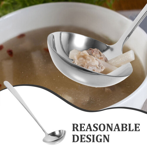 Edelstahllöffel für Hot Pot mit langem Griff 2