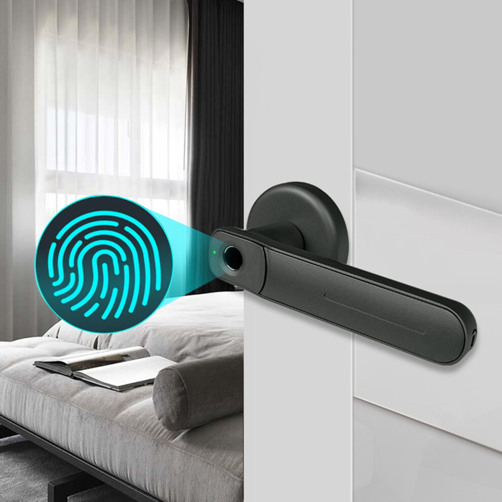 Smart Door Lock With Fingerprint Keyless Entry 9336866853315