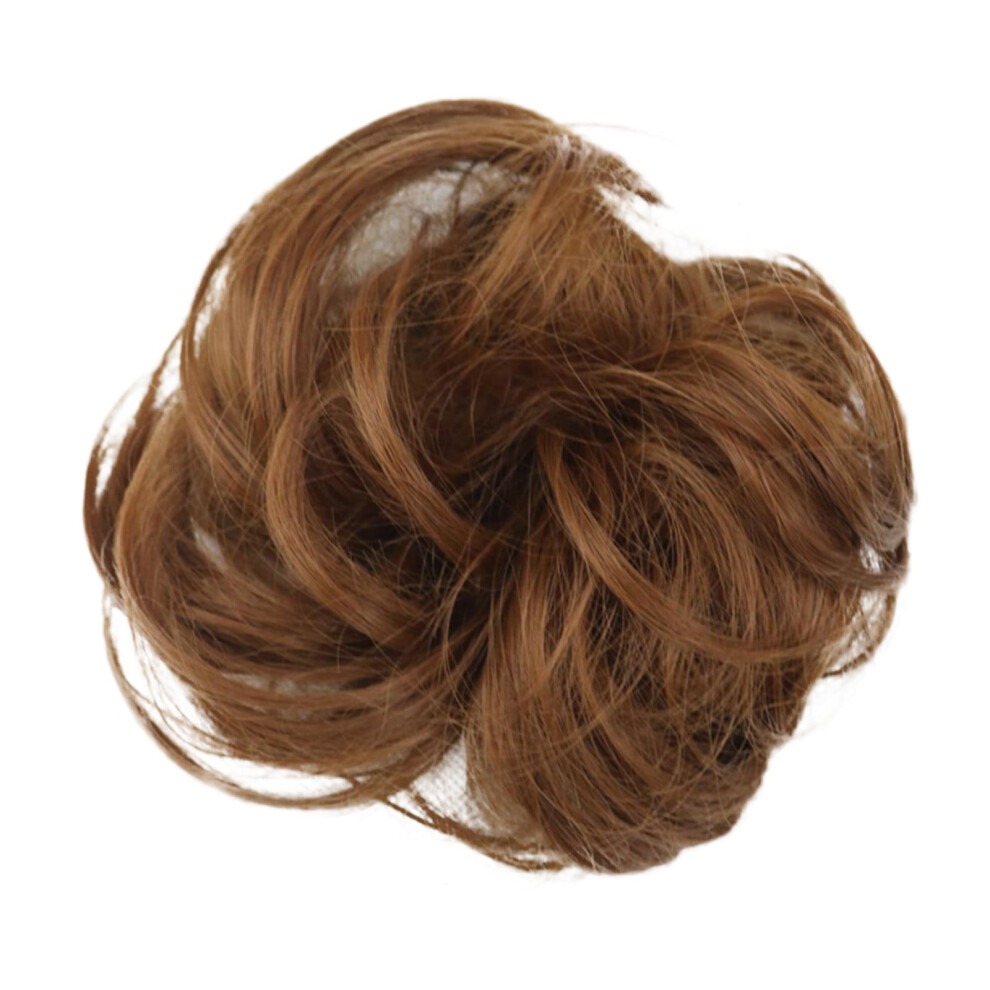 VOSS curly wrap bun updo hair extension scrunchie
