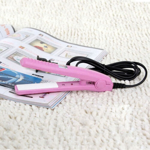 Linjieee mini keramisk glattejern til kort hår, pink 1