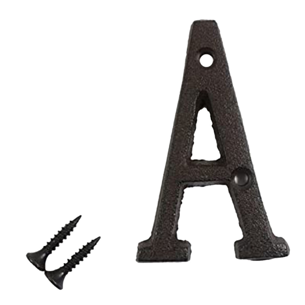 Voss Wrought Iron House Number Letters 9336866856279