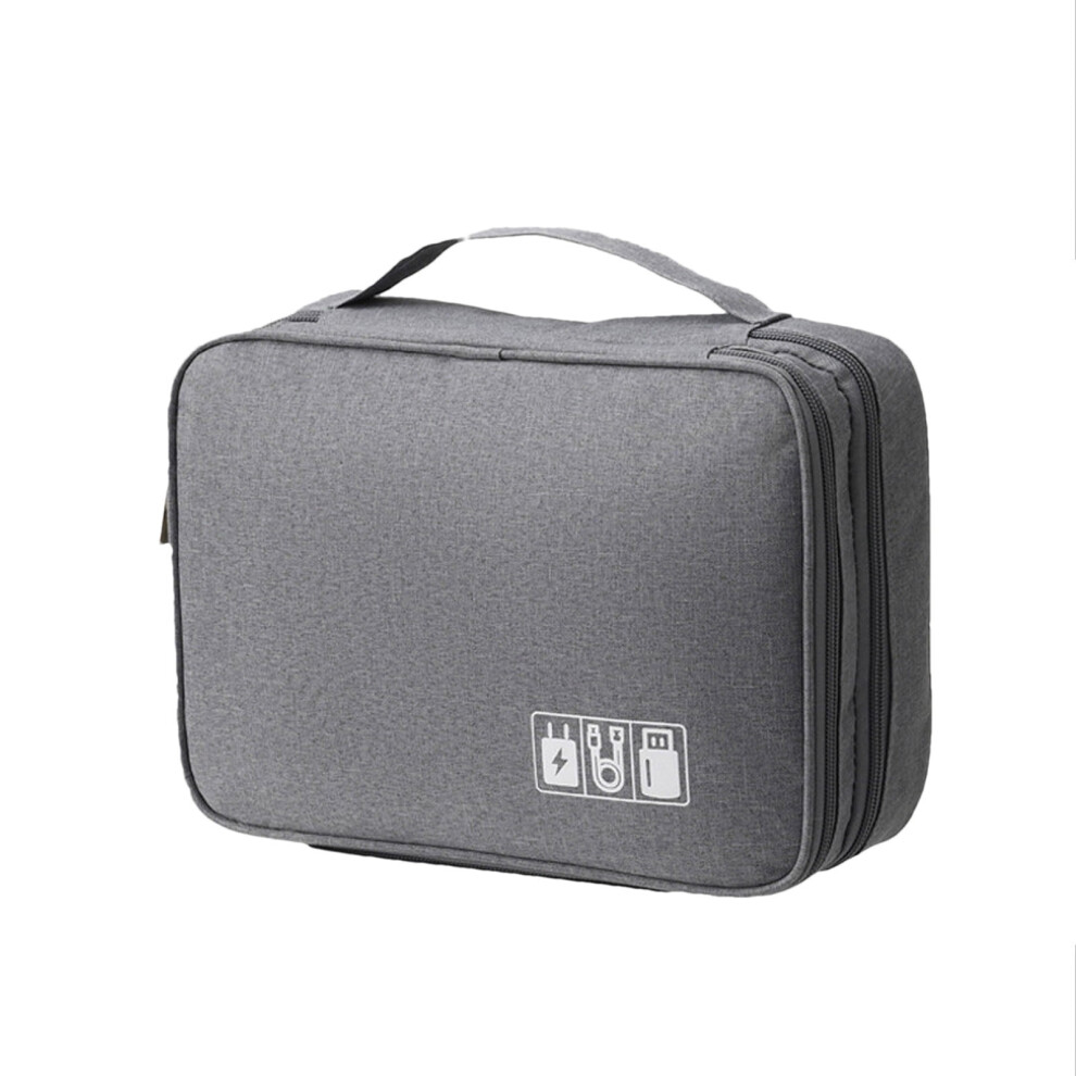 Electronic Organizer Pouch 3-Compartment Portable 9336866857535