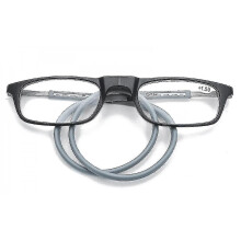 (3.5 Magnification, Red) Reading Glasses High-grade Tr Magnetic Absorption Hanging Neck Funky Readers Glasses