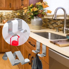 WJSXC Z-type stainless steel door hook 1 pack