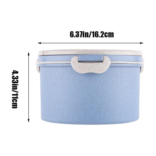 Student Lunchbox Leak-Proof Double-Lid Soup Bowl 2